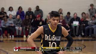 High School Boys Basketball Minnehaha Academy vs DeLaSalle [upl. by Willner]