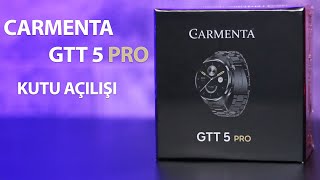 CARMENTA GTT 5 PRO Akıllı Saat  Kutu Açılışı [upl. by Mahda155]