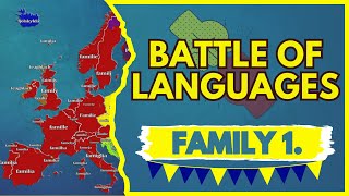 Comparison of European languages  Family 1  Battle of Languages III [upl. by Eladal]