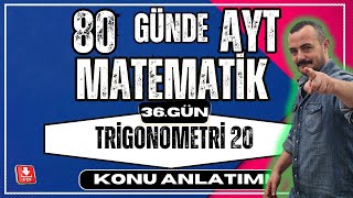 🟥Trigonometri 20 ✅ Sinüs Yarım Açı Formülleri 80 Günde AYT Matematik AYT Matematik [upl. by Wappes]