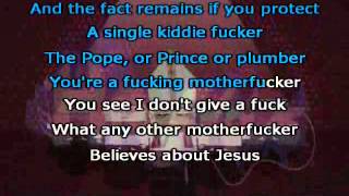 Tim Minchin  The pope song HKaraoke [upl. by Enrev]