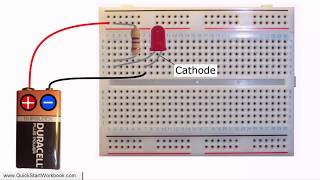 How to Build a Simple LED Circuit  Electronics for Absolute Beginners [upl. by Rhine]