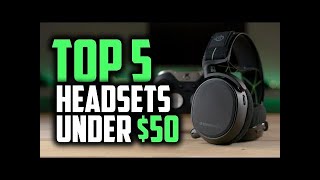 Top 5 Best Gaming Headset Under 40 amp 50 [upl. by Cobbie]