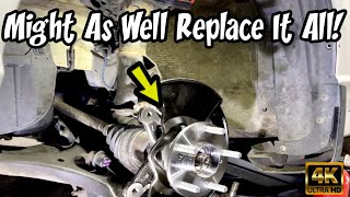 0611 Honda Civic SpindleKnuckle Hub Bearing amp Ball Joint Replacement StepBy Step Guide [upl. by Brawner]