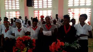 Mwen gen Yon bon zanmi grande chorale de léglise Baptiste Nouvelle Jérusalem de troudunord [upl. by Htirehc936]