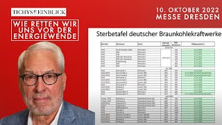 Prof Fritz Vahrenholt Die Sterbetafel deutscher Braunkohlekraftwerke [upl. by Yak]