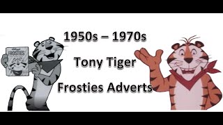 1950s1970s Tony The Tiger Frosties Cereal Advert Compilation [upl. by Ogait]