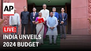 India budget 2024 LIVE Finance minister presents annual plan in parliament [upl. by Ecyoj]