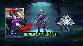 REVIEW SKIN DYRROTH VENOM SPECIAL PROMO 1 DIAMOND💎😄 Akun Smurf [upl. by Ecire196]