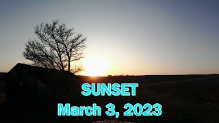 Sunsets WKen  SHORT FRIDAY Sunset Time Lapse  030323 [upl. by Nonahs]