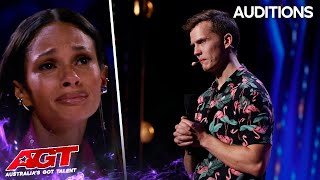 Magic Mikes Moving Performance Brought Alesha to TEARS  Australias Got Talent 2022 [upl. by Casandra]