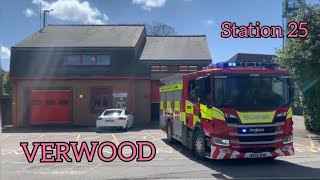 DampW Fire Rescue Verwood fire engine responding to a AFA [upl. by Bucky]