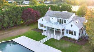 Modern Farmhouse Surrounded by 100 Acres of Farm Reserve  702 David Whites Lane Southampton [upl. by Dahl329]