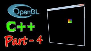 OpenGL Tutorial  4  Color and Translation  OpenGL in C with the GLUT library [upl. by Valente21]