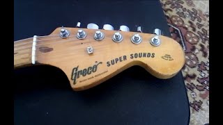 1979 Greco SE500 SUPER SOUNDS FUJIGEN [upl. by Ahsiekrats37]