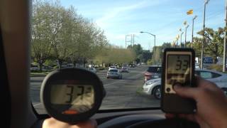 Bushnell vs Pocket Radar Clocking Traffic [upl. by Kolivas]