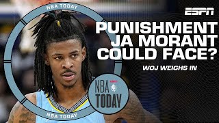 Woj on the punishment Ja Morant could face from the NBA  NBA Today [upl. by Crespo]