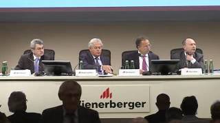 Wienerberger AG 143rd Annual General Meeting [upl. by Sikes]