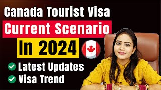 current scenario of Canada tourist visa  Canada Visa latest update 2024 Processing Time canadavisa [upl. by Ateval]