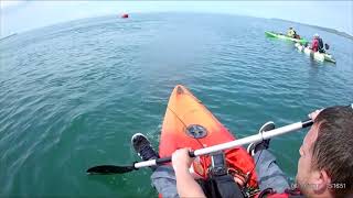 kayak fishing the azmund wreck holyhead anglesey [upl. by Yenroc]