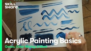 Acrylic Painting Techniques Learn 3 Basic Methods from Pros [upl. by Freida467]