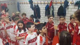 Einlaufkids beim Spiel VfB Stuttgart vs Karlsruher SC [upl. by Suoivatnom815]