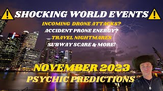 NOVEMBER 2023 PSYCHIC PREDICTIONS ⚠️ SHOCKING WORLD EVENTS predictions [upl. by Nooj649]