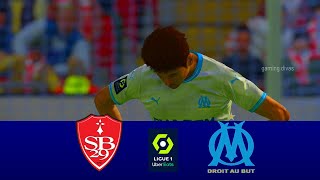 Brest vs Marseille Résumé et Buts  Ligue 1 202425 [upl. by Gregoire]