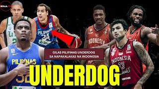 Gilas Pilipinas UNDERDOG vs Indonesia REMATCH sa SemiFinals 5x5 Mens SEA Games [upl. by Breban]