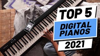 Top 5 BEST Digital Pianos of 2021 [upl. by Alorac431]