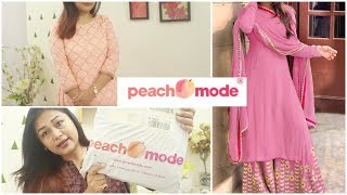 Peachmode Haul  Designer Kurti  Palazzo Suit Review  Summer Shopping Online [upl. by Fitzhugh]