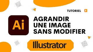 Comment agrandir une image sur Illustrator [upl. by Ahset]