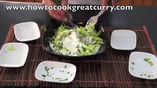 CUCUMBER RAITA  Indian Yoghurt Curd Recipe [upl. by Monjan]