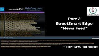 Charles Schwab StreetSmart Edge News Feed Part 2 [upl. by Neall]