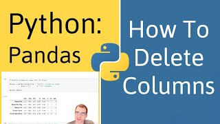 How to Remove a Column From a Data Frame in Pandas Python [upl. by Allemrac]