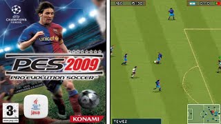 PES 2009 original Konami 240x320  Java Games J2ME Loader [upl. by Domingo]