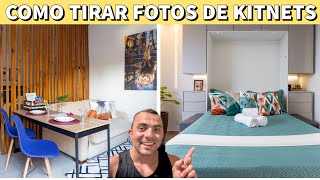 Como fazer FOTOS impressionantes do seu imóvel  passo a passo para studios e KITNETS [upl. by Tecu]