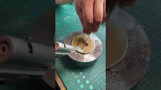 Curium Porcelain Purple Clay Pot Repair Method Five copper nails brokemusic shortsvideo shorts [upl. by Kciv]