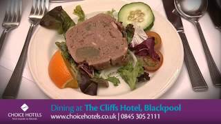 Dining at The Cliffs Hotel Blackpool [upl. by Narod]