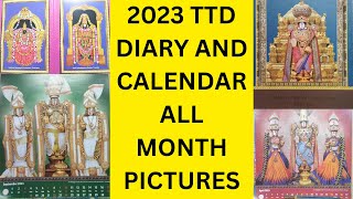 2023 TTD DIARY  150₹  2023 TTD CALENDAR 130₹ Beautiful Perumal Pictures பார்க்கலாம் வாங்க [upl. by Omixam899]