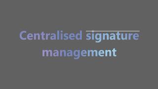 Companywide signatures for Gmail  Centralised signature management [upl. by Yddeg]