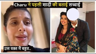 Charu Asopa Shares Truth About Her First Marriage  charuasopa [upl. by Ihel]