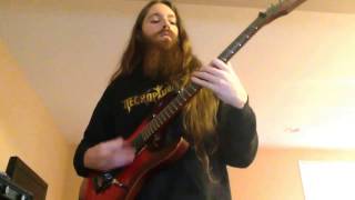 Disentomb  Vultures Descend guitar cover [upl. by Kessiah]