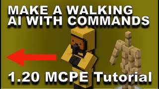 MAKE a AI in MINECRAFT BEDROCK with COMMANDS [upl. by Ahso]