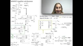 A MOSFET with Resistive Biasing as a Dependent Source Linear Circuit Opportunity [upl. by Lotsirk147]