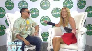 Daddy Yankee y Luz Garcia Entrevista 2014 12 en Noche De Luz [upl. by Severen]