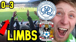 3000 COVENTRY CITY FANS GO MENTAL AT QPR 30 🤯 [upl. by Mclain]