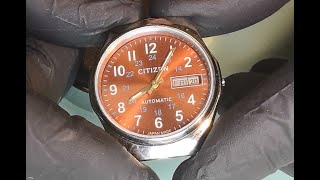 Restoration of a Vintage Citizen Watch with Miyota 8200A Automatic Movement Part 1 Disassembling [upl. by Kingsley195]