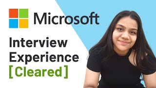 MICROSOFT INTERNSHIP INTERVIEW EXPERIENCE 💙 [upl. by Annohsed]