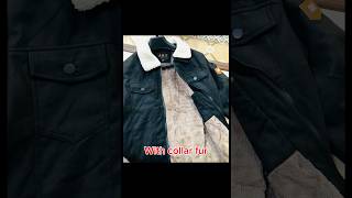 Imported winter jacket article  sweat leather with inside wool fur  woolenjackets shorts reels [upl. by Alonso339]